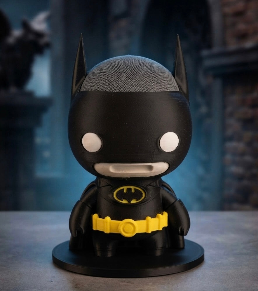 The Dark Knight Echo Dot Stand | 3D-Printed Batman Alexa Speaker Holder (Gen 4 & 5)