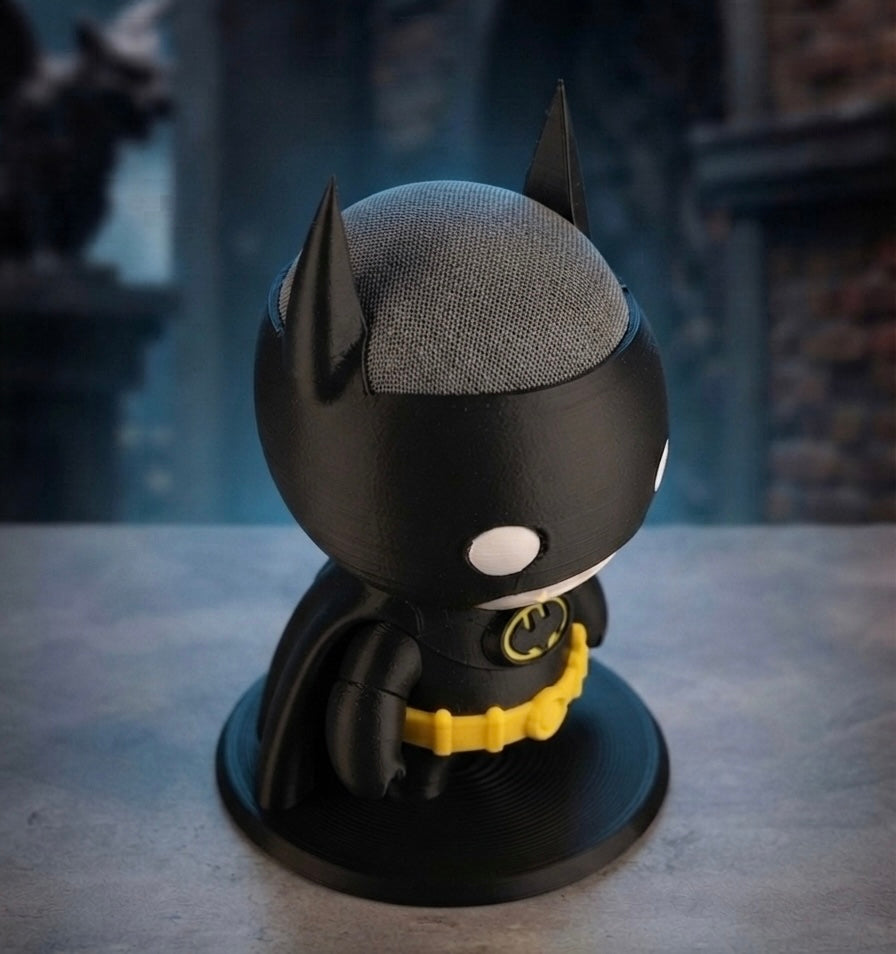 The Dark Knight Echo Dot Stand | 3D-Printed Batman Alexa Speaker Holder (Gen 4 & 5)