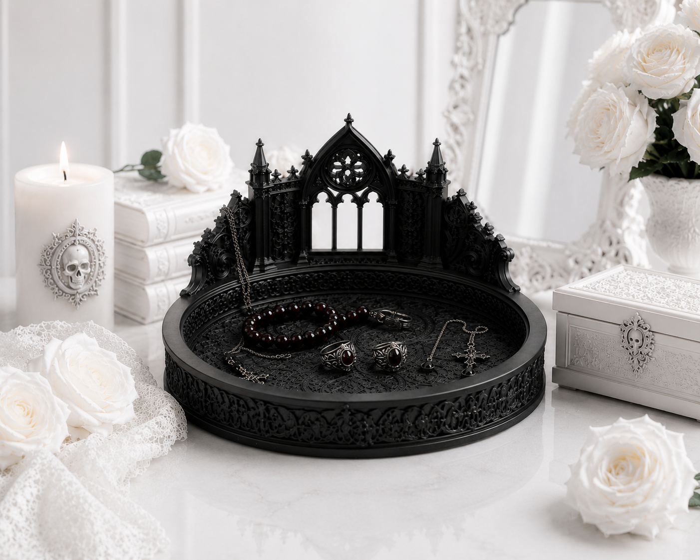 Goth theme Jewellery Tray