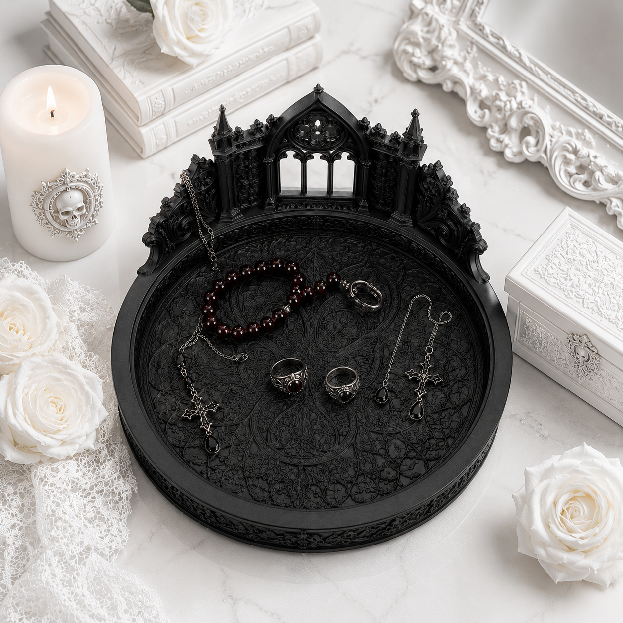 Goth theme Jewellery Tray