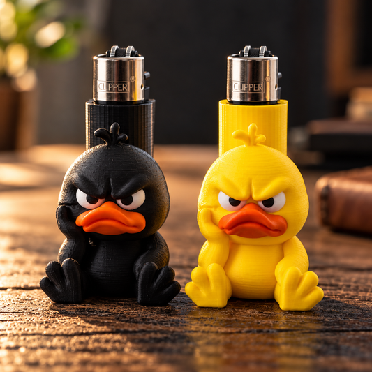 Duck Clipper Lighter Sleeve – 3D Cartoon Novelty Case