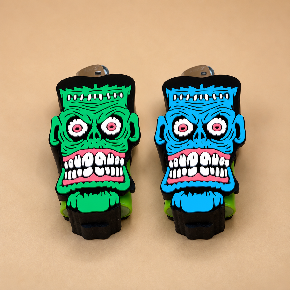 Frankenstein Monster BIC Lighter Sleeve – 3D Spooky Novelty Case