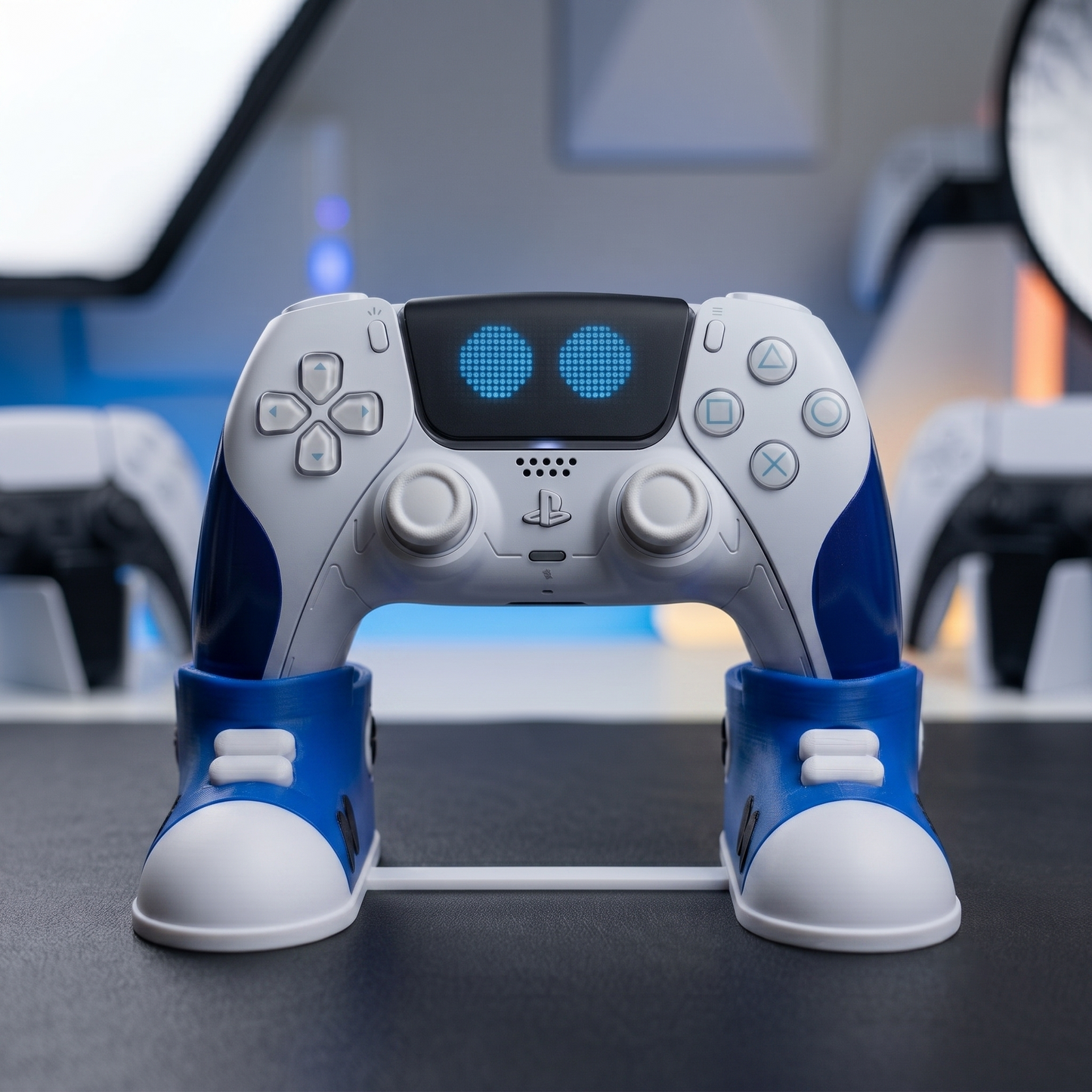 Sneaker Shoe PS5 Controller Holder – Novelty Gaming Desk Stand & Display Mount