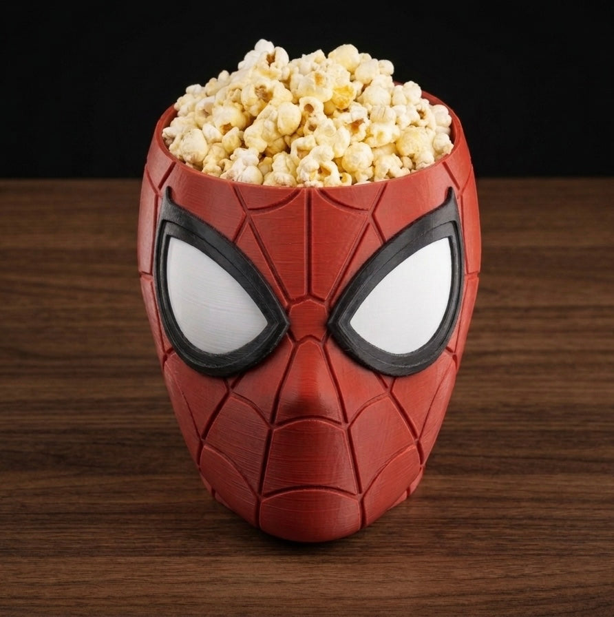 Spiderman Mask Popcorn Bucket