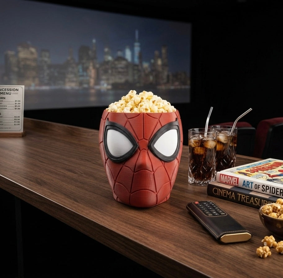 Spiderman Mask Popcorn Bucket